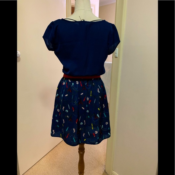 MANGO- Front ribbon casual dress - Picture 3 of 4